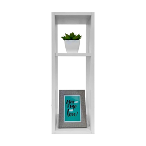 Mesa De Cabeceira Pequena 20x20x60cm Branco Quarto Sala